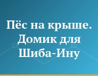 Пёс на крыше. Домик для Шиба-Ину