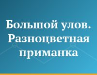 Большой улов. Разноцветная приманка