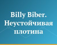 Billy Biber. Неустойчивая плотина