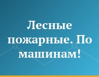 Лесные пожарные. По машинам!